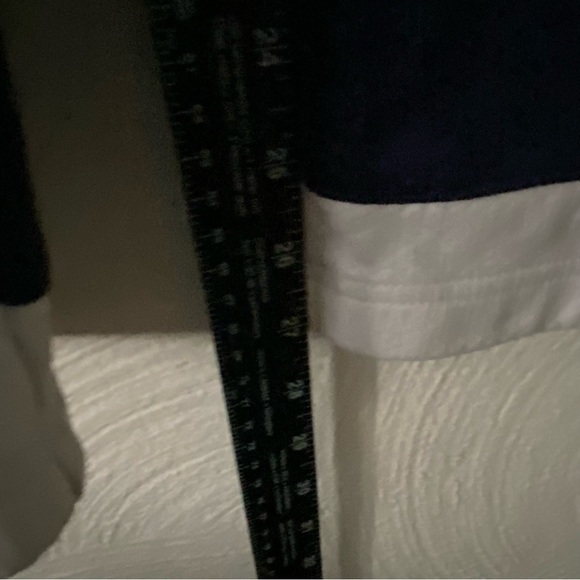 Nike Pants Women’s Size Large Stretch Side Zip Pant Leg Blue Pull On Has Stain - Picture 11 of 11